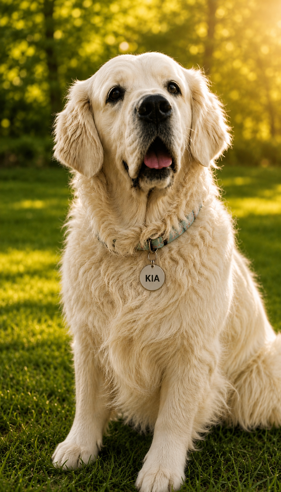 Classic Circle Pet Tag